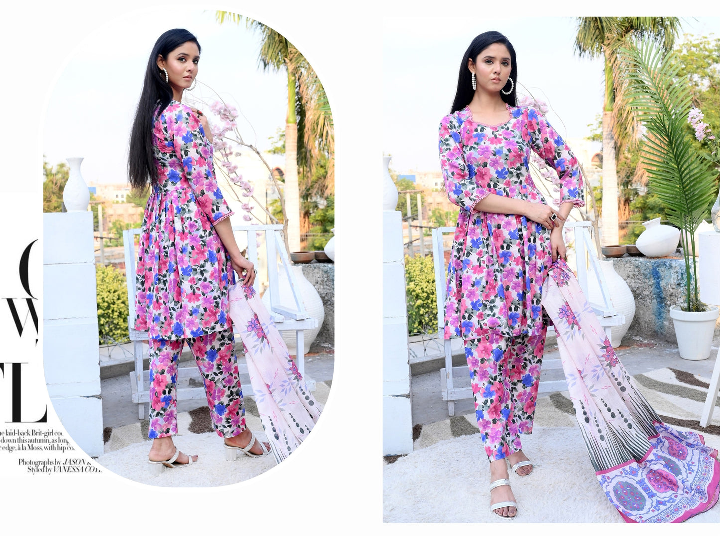 ✨ Mustani | 3-Piece Unstitched Suit with Vell Dupatta ✨ 🌸 Digitally Printed | Box Design | Elegant Look 🌸