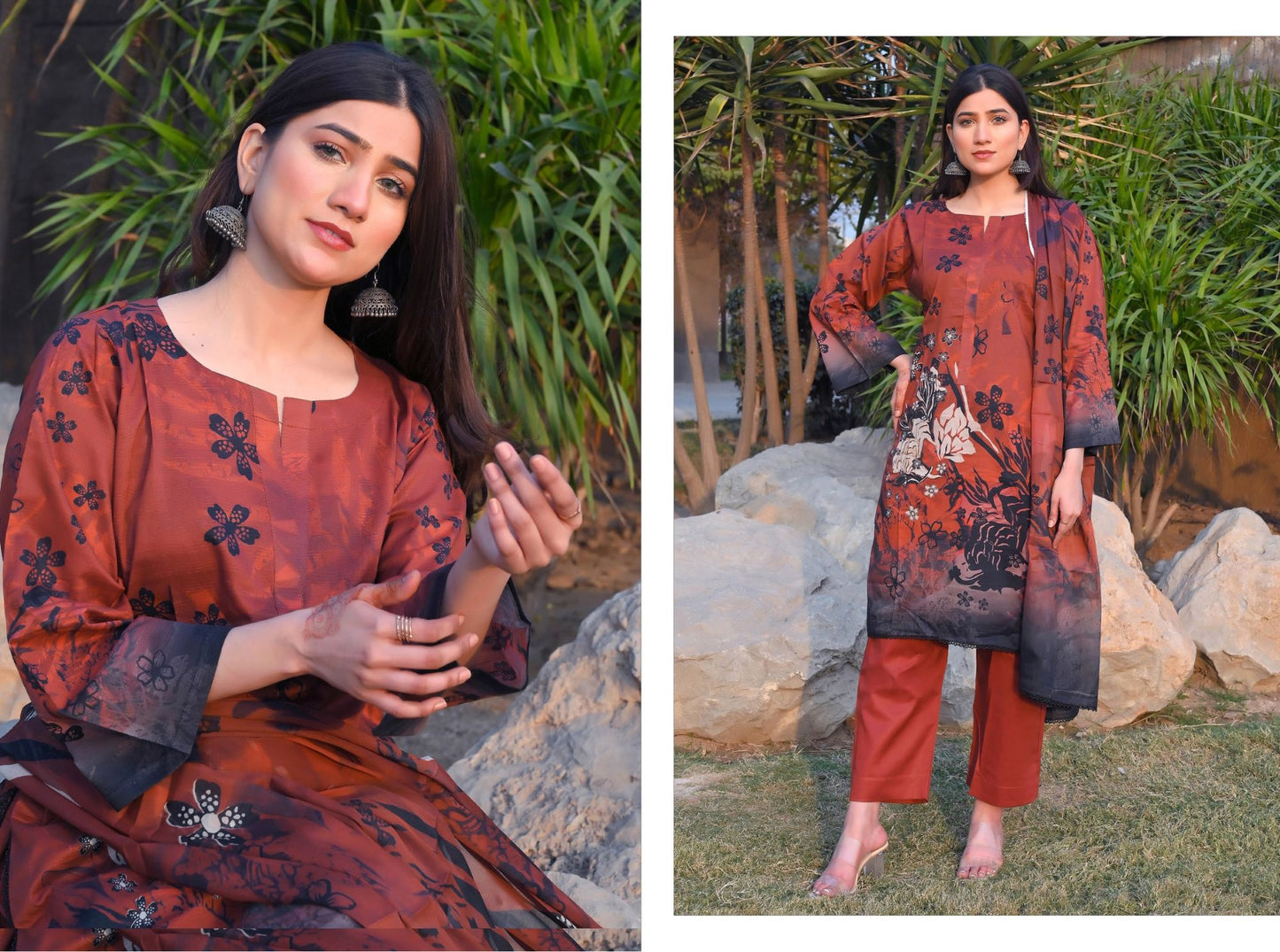 ๐ธ Khwaahish - Elegant 3-Piece Unstitched Suit ๐ธ