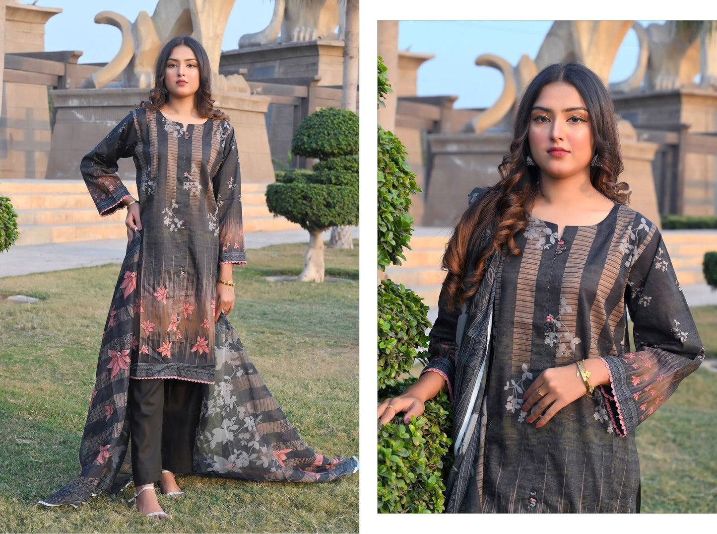 ๐ธ Khwaahish - Elegant 3-Piece Unstitched Suit ๐ธ