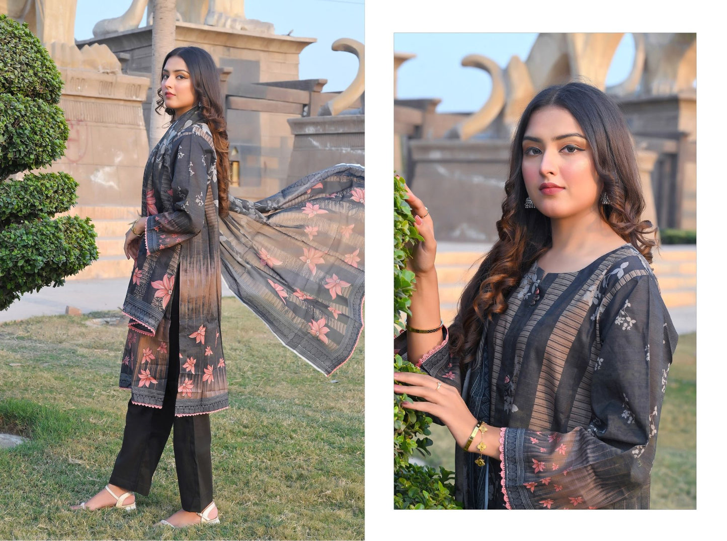 ๐ธ Khwaahish - Elegant 3-Piece Unstitched Suit ๐ธ