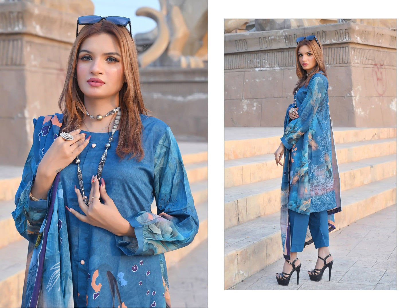 ๐ธ Khwaahish - Elegant 3-Piece Unstitched Suit ๐ธ