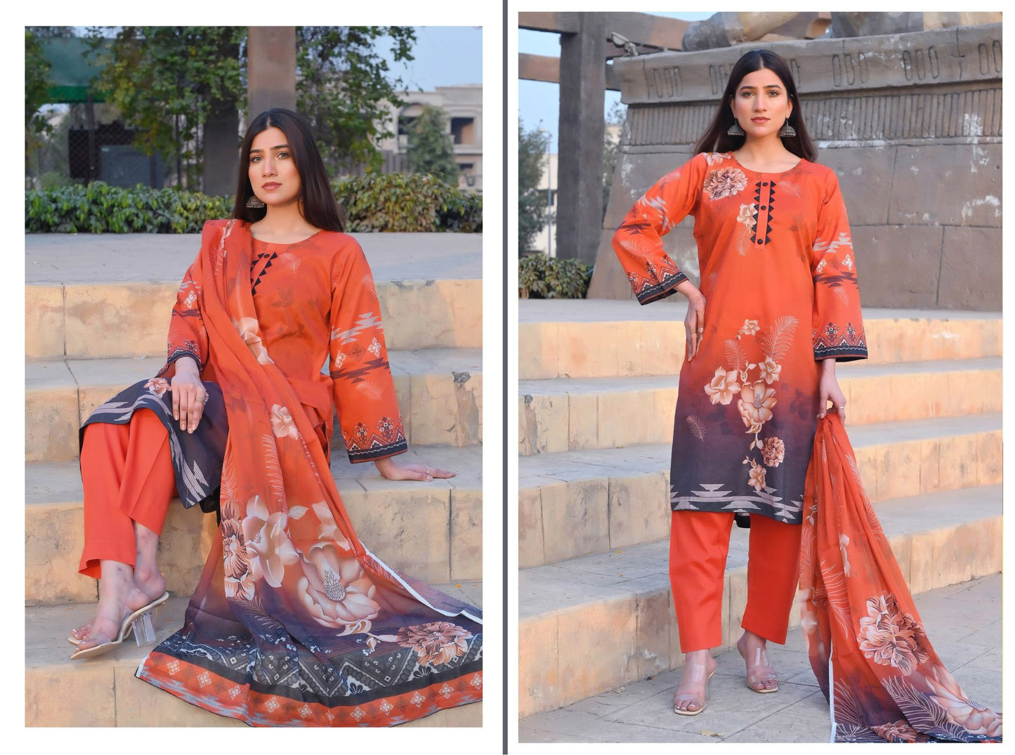 ๐ธ Khwaahish - Elegant 3-Piece Unstitched Suit ๐ธ