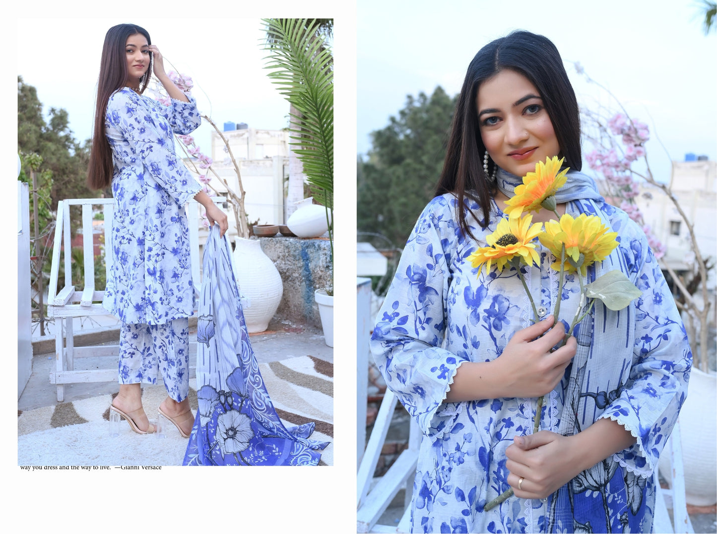✨ Mustani | 3-Piece Unstitched Suit with Vell Dupatta ✨ 🌸 Digitally Printed | Box Design | Elegant Look 🌸