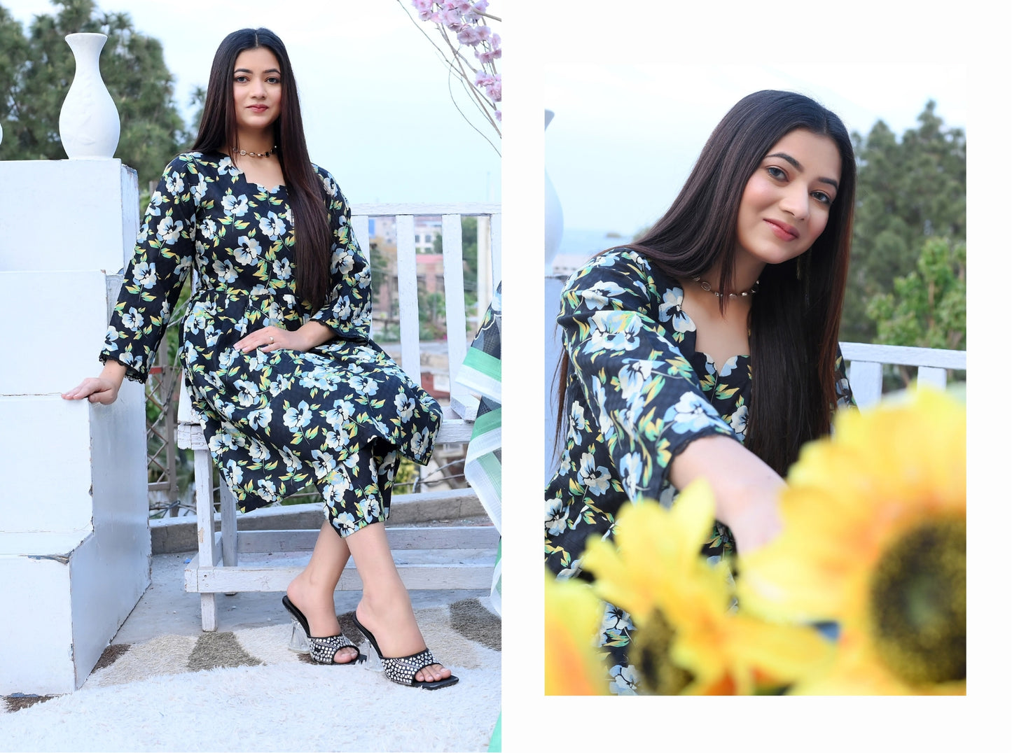 ✨ Mustani | 3-Piece Unstitched Suit with Vell Dupatta ✨ 🌸 Digitally Printed | Box Design | Elegant Look 🌸