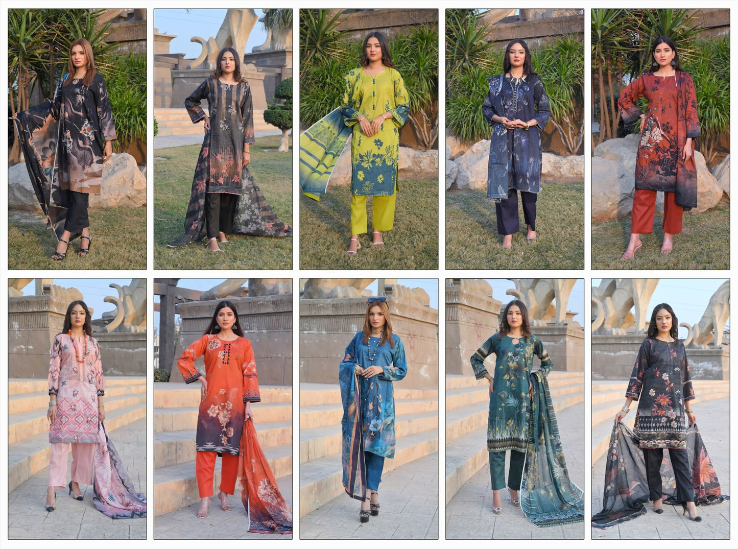 ๐ธ Khwaahish - Elegant 3-Piece Unstitched Suit ๐ธ