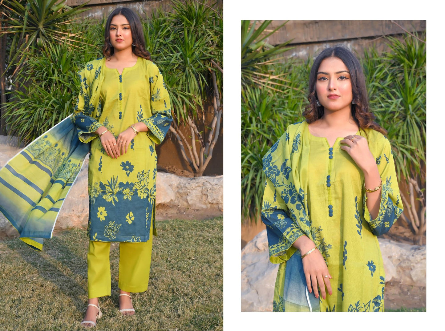 ๐ธ Khwaahish - Elegant 3-Piece Unstitched Suit ๐ธ