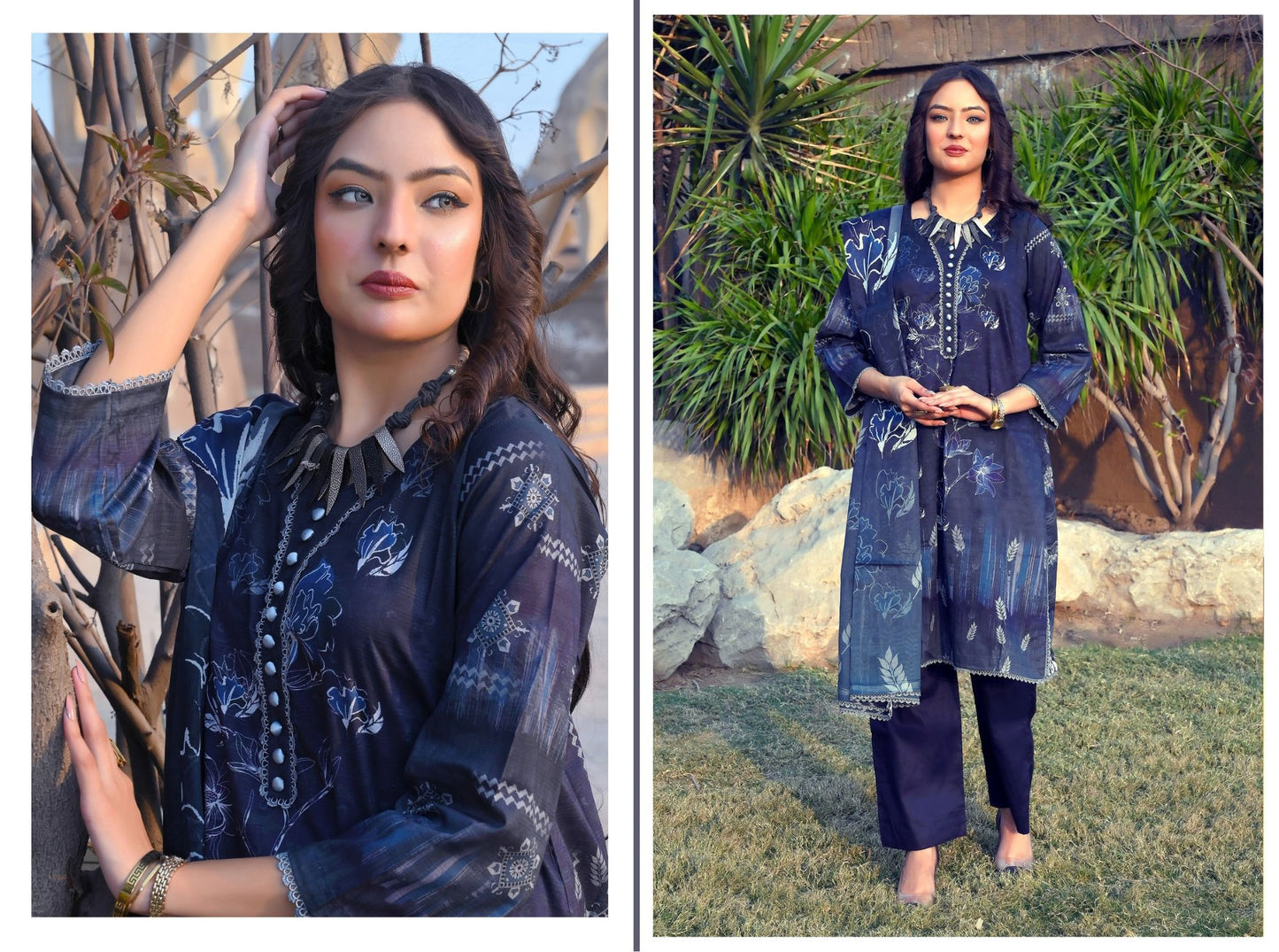 ๐ธ Khwaahish - Elegant 3-Piece Unstitched Suit ๐ธ