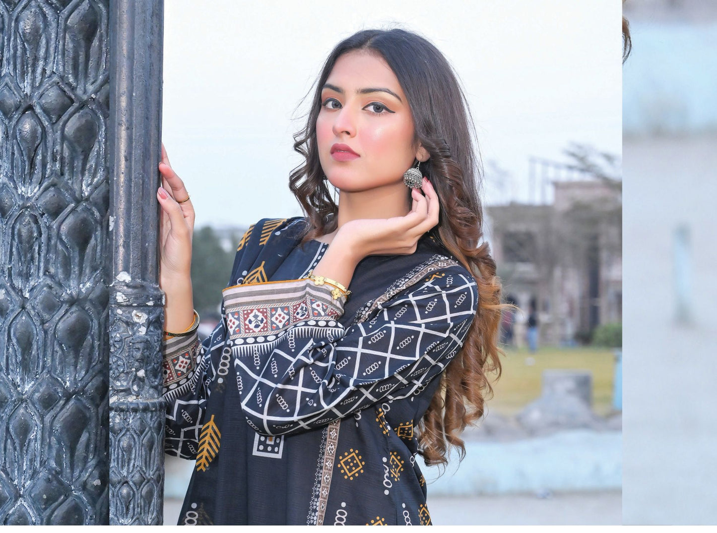 Grand Volume - Premium Unstitched Lawn Suit | 3 Piece Summer Collection by Zara Ansari