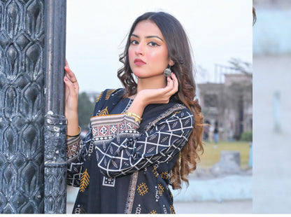 Grand Volume - Premium Unstitched Lawn Suit | 3 Piece Summer Collection by Zara Ansari