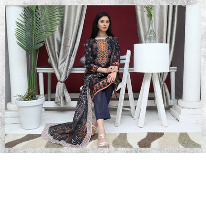 ✨ Tabeer | 3-Piece Unstitched Suit with Box Style Vell Dupatta ✨