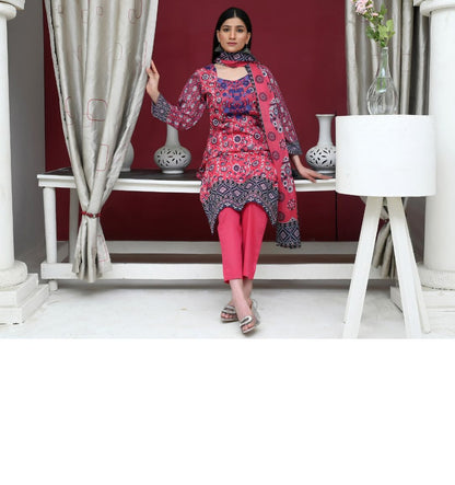 ✨ Tabeer | 3-Piece Unstitched Suit with Box Style Vell Dupatta ✨