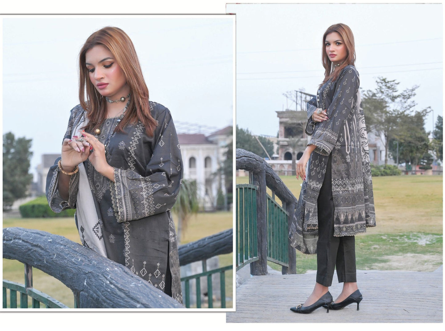 Grand Volume - Premium Unstitched Lawn Suit | 3 Piece Summer Collection by Zara Ansari